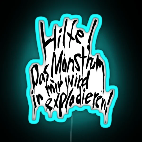 Help The Monster Inside Me RGB Neon Sign