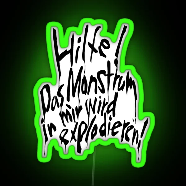 Help The Monster Inside Me RGB Neon Sign