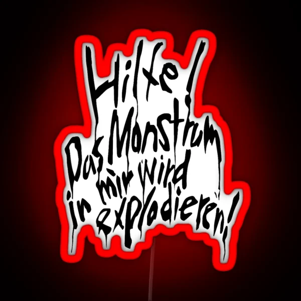 Help The Monster Inside Me RGB Neon Sign