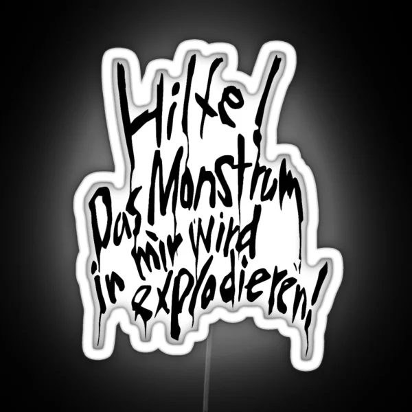 Help The Monster Inside Me RGB Neon Sign