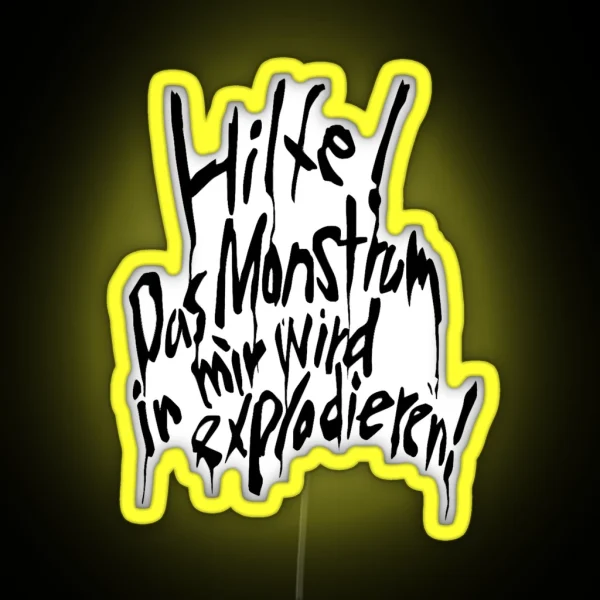 Help The Monster Inside Me RGB Neon Sign