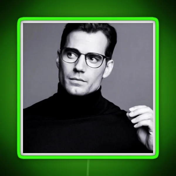 Henry Cavill RGB Neon Sign