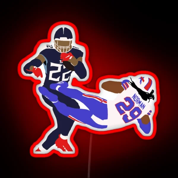 Henry Stiff Arm RGB Neon Sign
