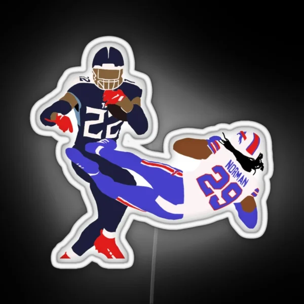 Henry Stiff Arm RGB Neon Sign