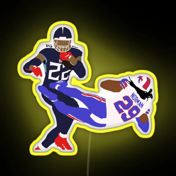 Henry Stiff Arm RGB Neon Sign