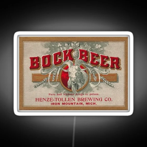 Henze Tollen Bock Beer RGB Neon Sign