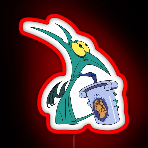 Hercules Panic Drinking Soda Led RGB Neon Sign