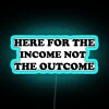 Motivational funny glowing neon sign for success and perseverance mindset