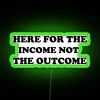 Motivational Funny RGB Neon Sign with Humorous Productivity Reminder Message