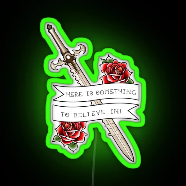 Here Is Something To Believe In Fire Emblem Three Houses RGB Neon Sign