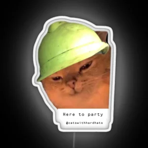 Here To Party RGB Neon Sign