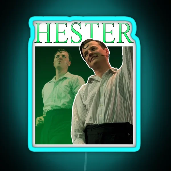 Hester Leggatt 2024 25 Cast 90s Style RGB Neon Sign