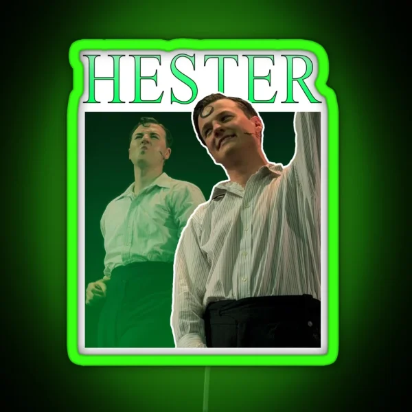Hester Leggatt 2024 25 Cast 90s Style RGB Neon Sign
