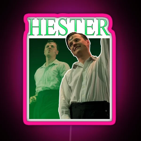 Hester Leggatt 2024 25 Cast 90s Style RGB Neon Sign