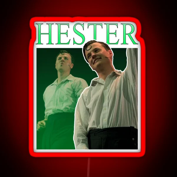 Hester Leggatt 2024 25 Cast 90s Style RGB Neon Sign