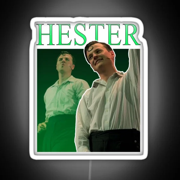 Hester Leggatt 2024 25 Cast 90s Style RGB Neon Sign