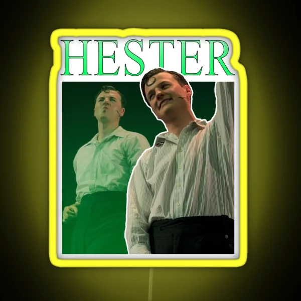 Hester Leggatt 2024 25 Cast 90s Style RGB Neon Sign