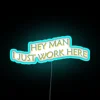 RGB Neon Sign Distressed Office Humor Wall Decor Desk Decoration