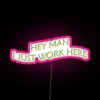 Customizable RGB neon sign with programmable colorful LED canvas display.