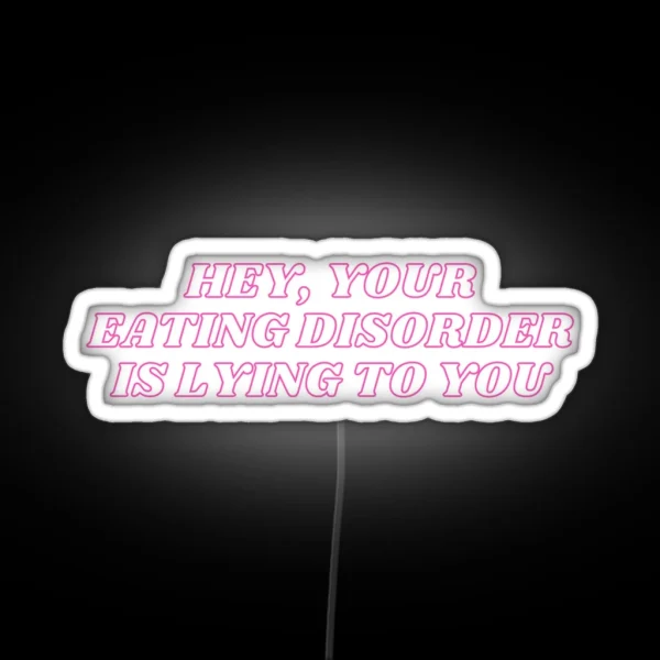 Hey Your ED Is A Lying B Tch RGB Neon Sign