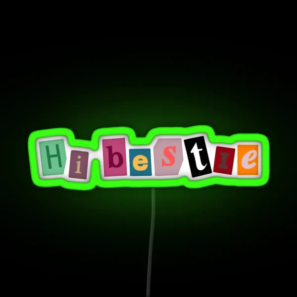 Hi Bestie RGB Neon Sign