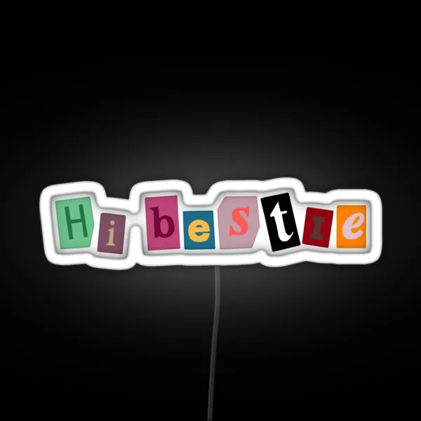 Hi Bestie RGB Neon Sign