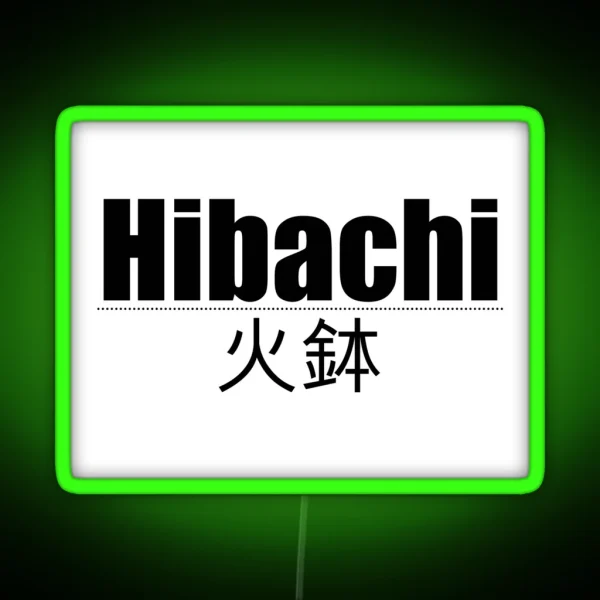 Hibachi RGB Neon Sign