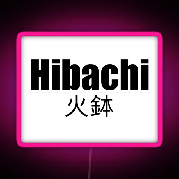 Hibachi RGB Neon Sign
