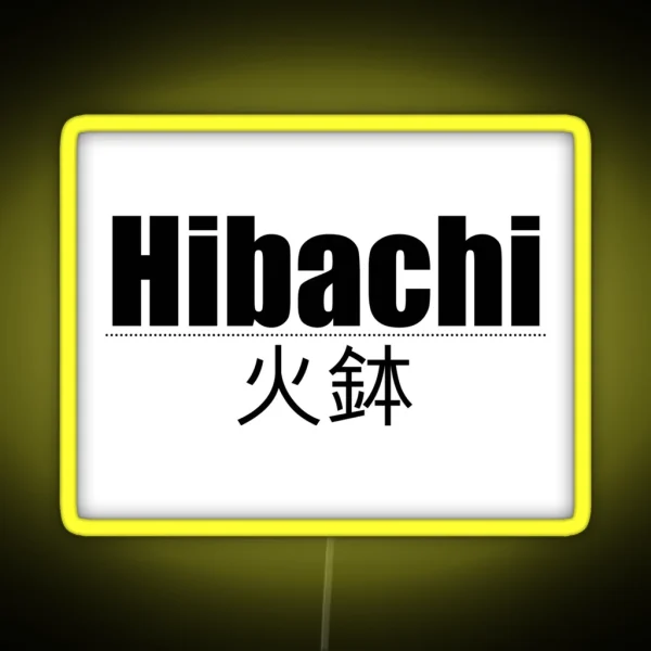 Hibachi RGB Neon Sign