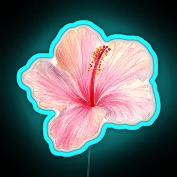Hibiscus Led RGB Neon Sign