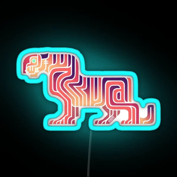 Hidden Tiger Alt RGB Neon Sign