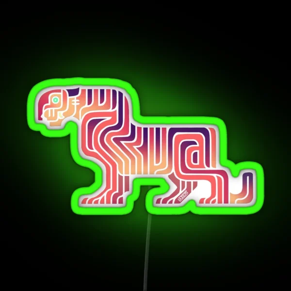 Hidden Tiger Alt RGB Neon Sign