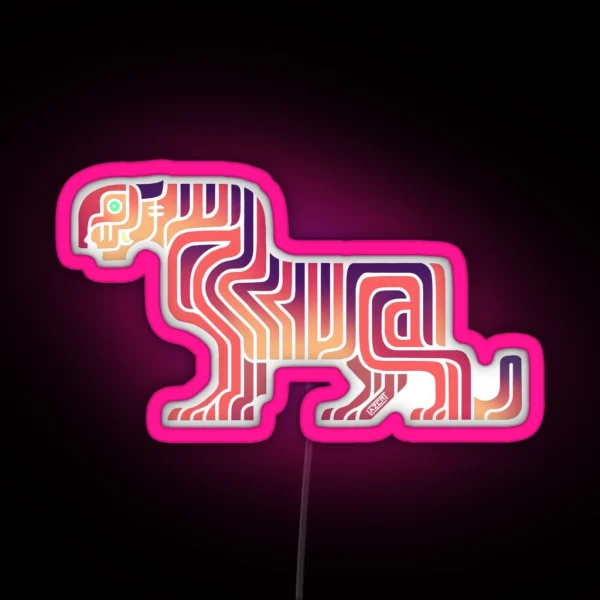 Hidden Tiger Alt RGB Neon Sign