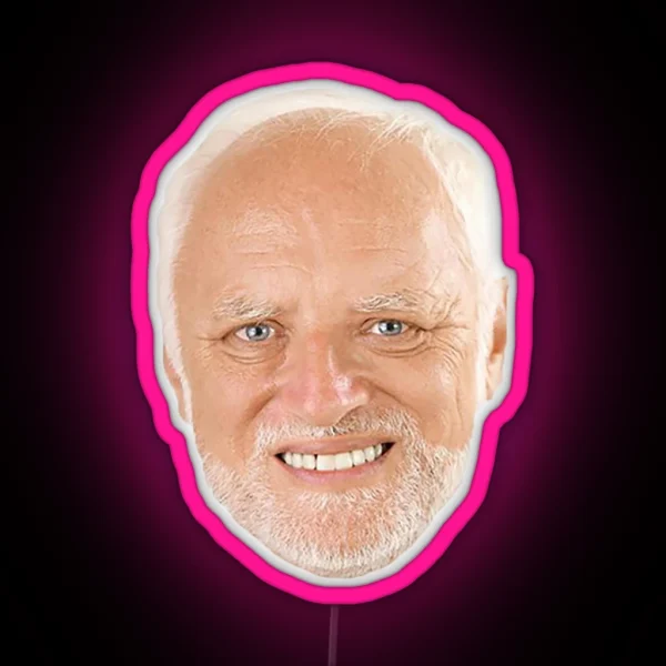 Hide The Pain Harold RGB Neon Sign