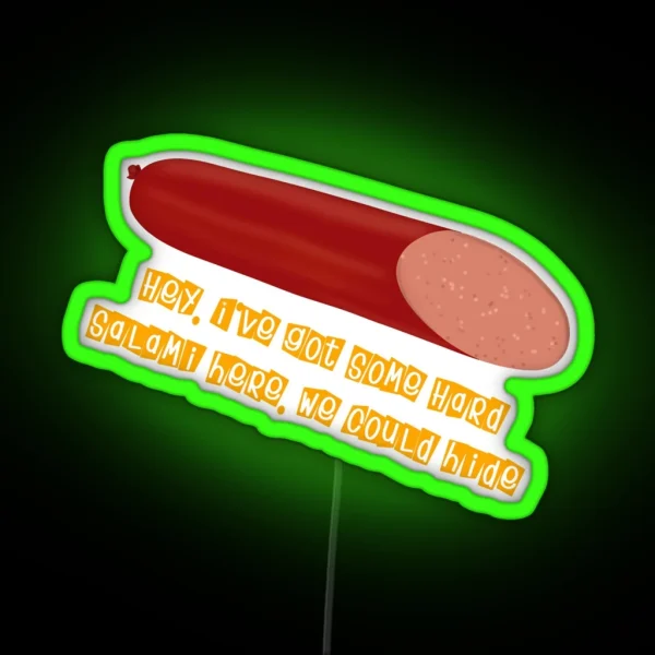 Hide The Salami RGB Neon Sign