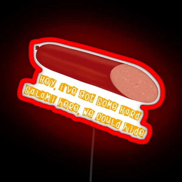 Hide The Salami RGB Neon Sign