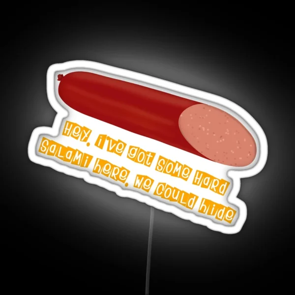Hide The Salami RGB Neon Sign