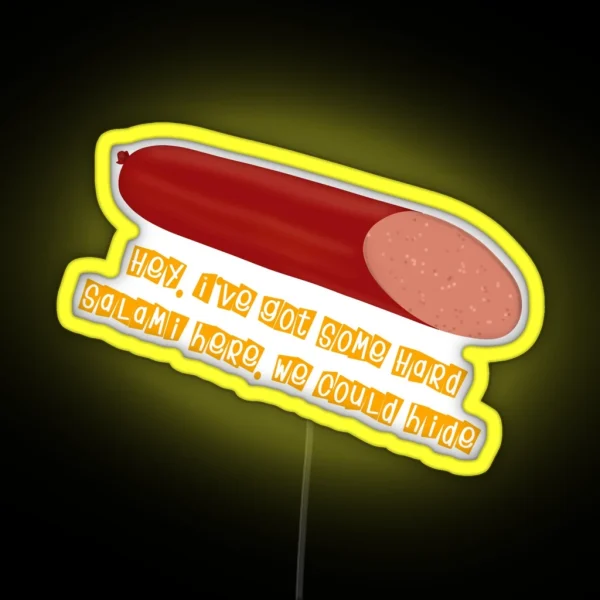 Hide The Salami RGB Neon Sign