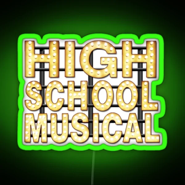 High School Musical RGB Neon Sign