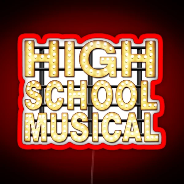 High School Musical RGB Neon Sign