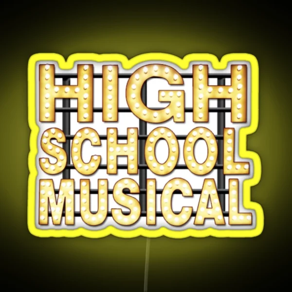 High School Musical RGB Neon Sign