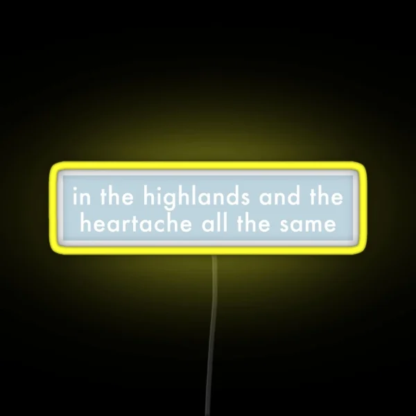 HIGHLANDS Song Of Ascent RGB Neon Sign