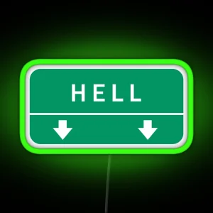 Highway To Hell RGB Neon Sign