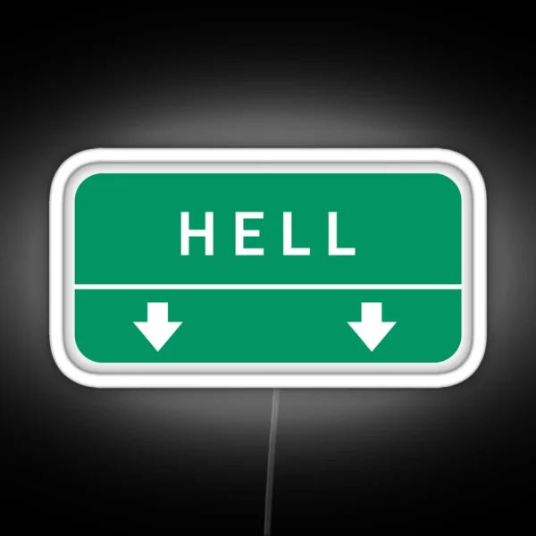 Highway To Hell RGB Neon Sign