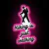 Hiking Inspired Artistic Walking Trails Color Changing LED Sign