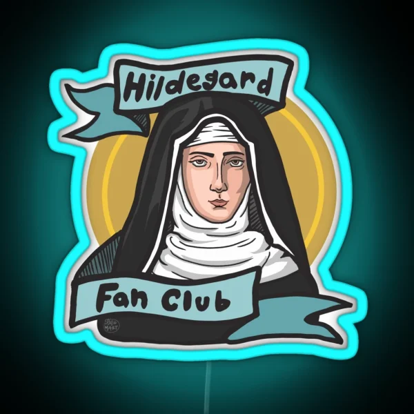 Hildegard Von Bingen RGB Neon Sign