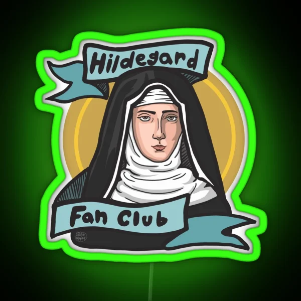 Hildegard Von Bingen RGB Neon Sign