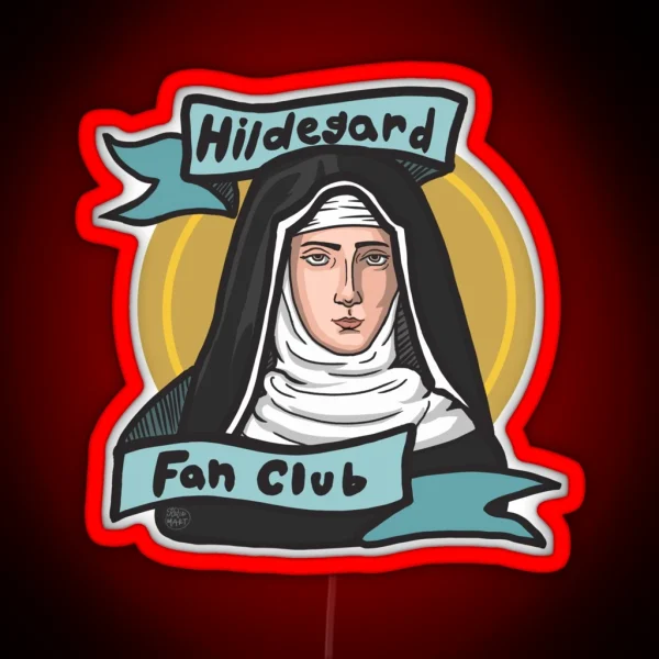 Hildegard Von Bingen RGB Neon Sign