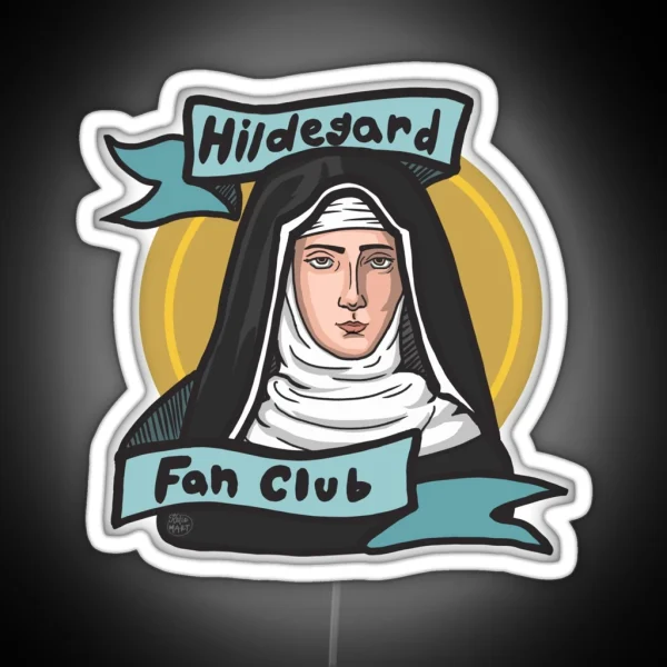 Hildegard Von Bingen RGB Neon Sign