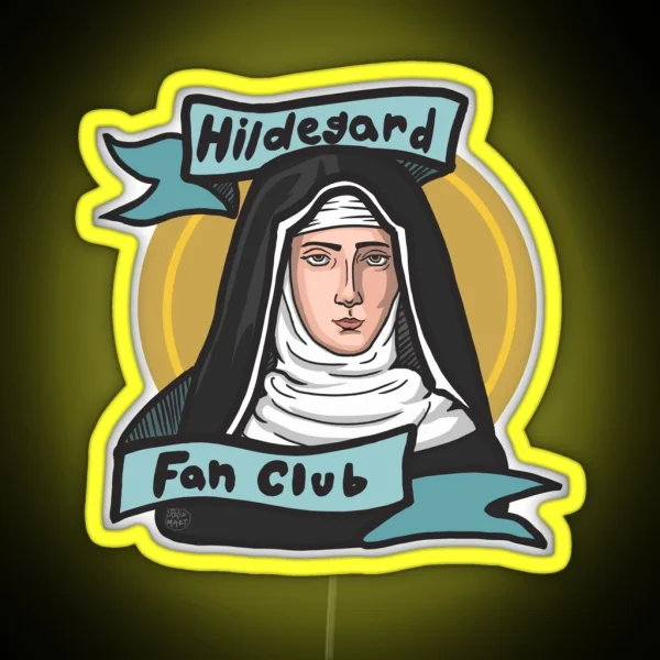 Hildegard Von Bingen RGB Neon Sign
